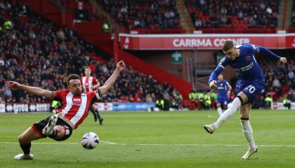 Chelsea visitó al Sheffield United, por Premier League, este 7 de abril de 2024.