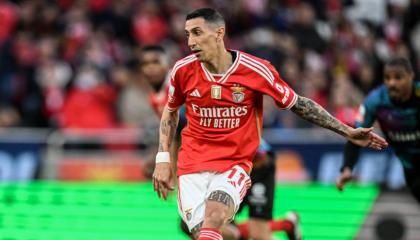 Ángel Di María, durante un partido del Benfica, el 29 de marzo de 2024.