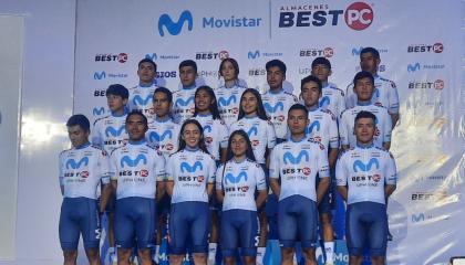 El plantel del Movistar - Best PC para la temporada de 2024.