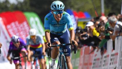 Martín López durante la Etapa 5 del Tour de Turquía, el 28 de abril de 2024.