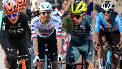 Geraint Thomas, Tadej Pogacar, Daniel Felipe Martínez y Ben O'Connor, algunos de los favoritos para ganar el Giro de Italia 2024.