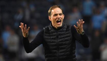 Thomas Tuchel, DT del Chelsea, celebra el título conseguido en Portugal.