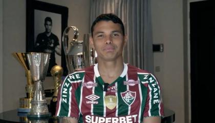 Thiago Silva nuevo jugador de Fluminense, 7 de mayo de 2024.