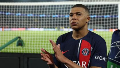 Kylian Mbppé, tras la derrota del PSG frente al Borussia Dortmund por Champions League, este 7 de mayo de 2024.