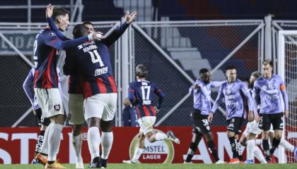 San Lorenzo recibió a Independiente del Valle por la fase de grupos de Copa Libertadores, este 9 de mayo de 2024.