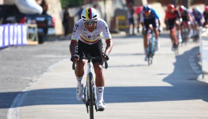 Jhonatan Narváez, durante la Etapa 9 del Giro de Italia, el 12 de mayo de 2024.