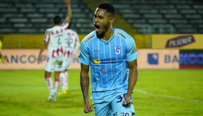 Ismael Díaz, durante un partido con Universidad Católica, el 11 de mayo de 2024.