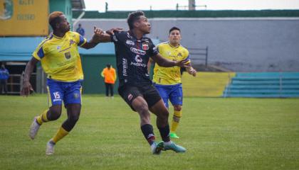 El Deportivo Quito, durante un partido de la Segunda Categoría, el 2 de junio de 2024.