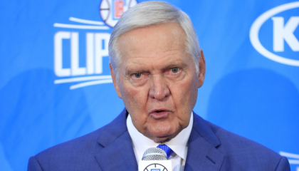 Jerry West, durante una rueda de prensa en California, Estados Unidos, el 19 de junio de 2017.