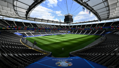 Vista panorámica del Frankfurt Arena, sede de la Eurocopa, el 11 de junio de 2024.