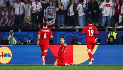 Arda Güler celebra su gol ante Georgia, este 18 de junio de 2024, por la fase de grupos de la Eurocopa.