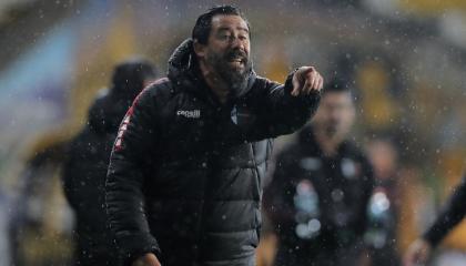 Pablo 'Vitamina' Sánchez durante un partido de Copa Libertadores con Palestino, el pasado 7 de mayo de 2024.