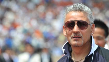 Roberto Baggio durante un evento en Tokyo el 8 de junio del 2013.