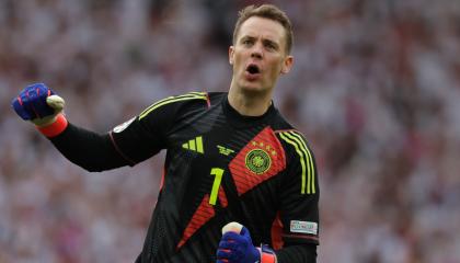 Manuel Neuer, durante un partido con la selección de Alemania, el 19 de junio de 2024.