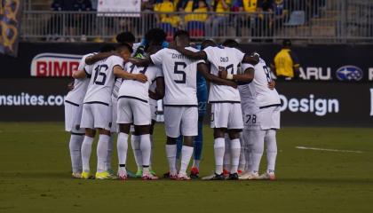 Ecuador antes de jugar ante Bolivia, el último 12 de junio del 2024.