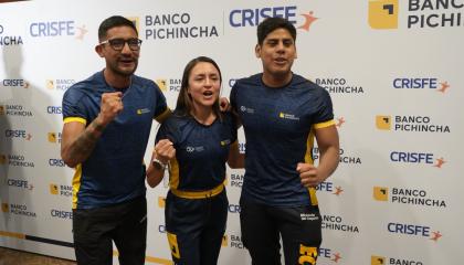 Daniel Pintado, Glenda Morejón y David Farinango se alistan para competir en los Juegos Olímpicos de París. 