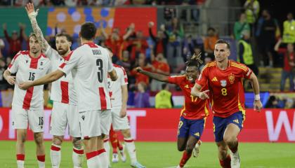 España y Georgia se enfrentaron en los octavos de final de la Eurocopa, este 30 de junio de 2024.