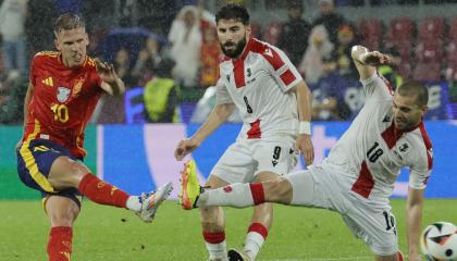 España derrotó a Georgia y avanzó a cuartos de final de la Eurocopa.