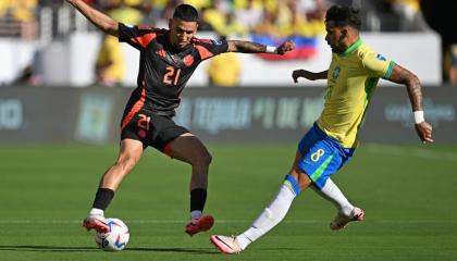 Brasil se enfrentó a Colombia por la Copa América, el 2 de julio de 2024.