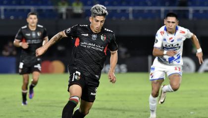 Fernando Cornejo durante un partido con Palestino, el pasado 5 de marzo de 2024.