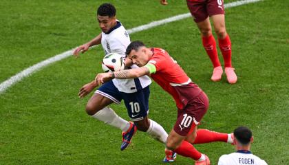 Inglaterra se enfrenta a Suiza por la Eurocopa, el 6 de julio de 2024.