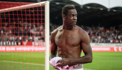 Mario Balotelli durante un partido de Sion el 3 de septiembre del 2022.