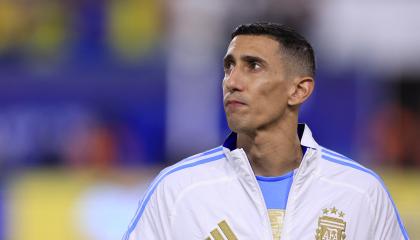 Ángel Di María, durante un partido con la selección argentina en Copa América, el pasado 14 de julio de 2024.