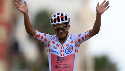 Richard Carapaz termina el Tour de Francia, el domingo 21 de julio de 2024, como rey de la montaña.