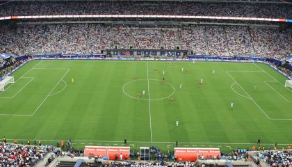 El estadio Metlife durante un partido de la Copa América, 19 de julio ed 2024.