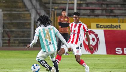 Cumbayá se enfrentó a Técnico Universitario en el estadio Atahualpa, el 5 de agosto de 2024.