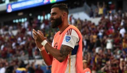 Jhon Chancellor con la selección de Venezuela, 6 de julio de 2024.