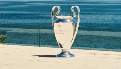 El trofeo de la Champions League, el 25 de agosto de 2024.