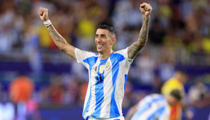 Ángel Di María en la final de la Copa América, 14 de julio de 2024.