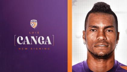 La imagen con la que el Perth Glory FC. de Australia, anunció el fichaje del ecuatoriano Luis Canga.