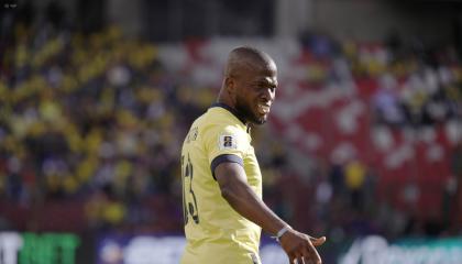 Enner Valencia, durante el partido de Ecuador ante Perú, el 10 de septiembre de 2024.