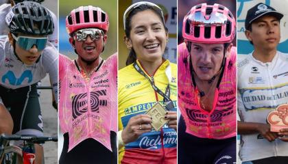 Natalia Vásquez, Alexander Cepeda, Miryam Núñez, Richard Carapaz y Mateo Ramírez están entre los convocados de Ecuador para el Mundial de Ciclismo 2024.