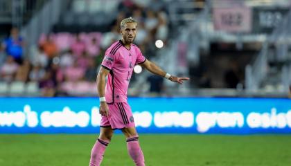 Leonardo Campana, durante un partido con el Inter Miami, el 7 de agosto de 2024.