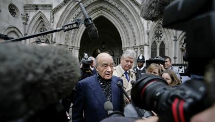 El multimillonario egipcio Mohamed Al-Fayed en una fotografía de octubre de 2007.