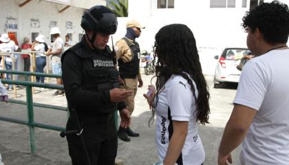 Hinchas de Liga de Quito en la boletería previa al partido ante Imbabura el sábado 14 de septiembre de 2024, por la Fecha 6 de la segunda etapa de la LigaPro.