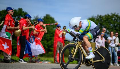 La australiana Grace Brown se llevó la victoria en la contrarreloj individual del Mundial de Ciclismo, el 22 de septiembre de 2024.