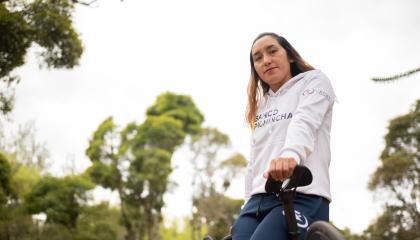 Miryam Núñez, durante una entrevista con PRIMICIAS en Quito, el 21 de agosto de 2024.