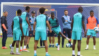 Entrenamiento de la Selección de Ecuador,  el 9 de septiembre del 2024.