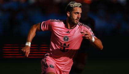 Leonardo Campana, del Inter Miami, durante un partido contra el Toronto FC, el 5 de octubre de 2024.