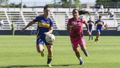 Dragonas IDV se enfrentó a Boca Juniors en la Copa Libertadores Femenina, el 19 de octubre de 2024.