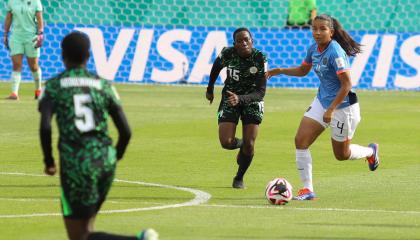 Ecuador se enfrentó a Nigeria por el Mundial Femenino Sub 17, el 19 de octubre de 2024.