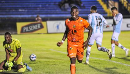 Cristian Penilla, durante un partido de Libertad por la LigaPro, el 20 de septiembre de 2024.