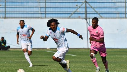 Christian Alemán, volante del Manta FC, marcó uno de los goles de su equipo en la goleada ante Vargas Torres, el jueves 24 de octubre de 2024.