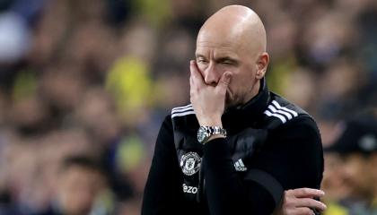 El entrenador Erik ten Hag durante el partido UEFA Europa League entre el Fenerbahce SK y el Manchester United, en Estambul, el 24 de octubre de 2024.