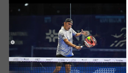 Carlos Luna, conocido como 'Charlie Moon', durante un torneo en Acapulco, México, el 21 de marzo de 2024.