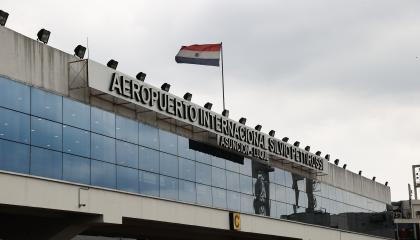 Fotografía del Aeropuerto Internacional Silvio Pettirossi, en Asunción, Paraguay, en 2024.